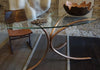 Handgemaakte glazen designtafel luxe meubelen van hoge kwaliteit