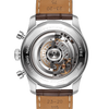 Wrist watch of transparent sapphire caseback