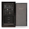 WOLF luxury watch safe with multiple watch winders and storage drawers