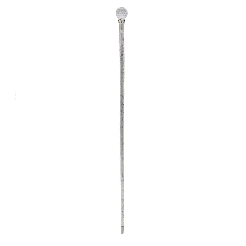 Swarovski Crystal Ball Cane by Silver Shaft