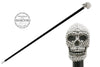 Skull Design Cane with Crystals Swarovski 