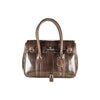 Brown Color Snake Leather Ladies Handbag