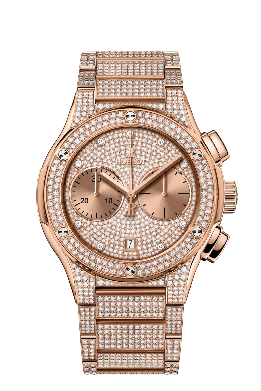 Classic Fusion Chronograph king Gold Wrist Watch by Hublot