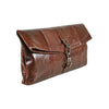 Snake Leather Clutch Bag by DeLeo One