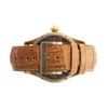 Exclusieve bruine kleur riem van Montblanc 1858 herenhorloge