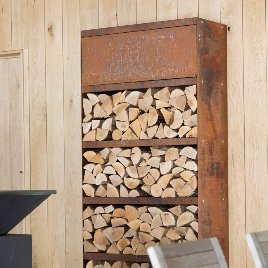 OFYR Wood Storage | Houtopslag Corten 100